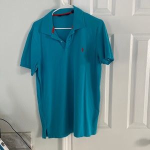 Teal/Blue Men’s Medium Polo Shirt